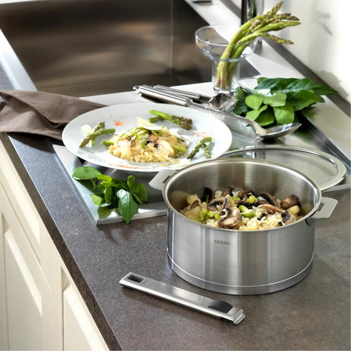 Cristel 13-Piece Stainless Steel Cookware Set