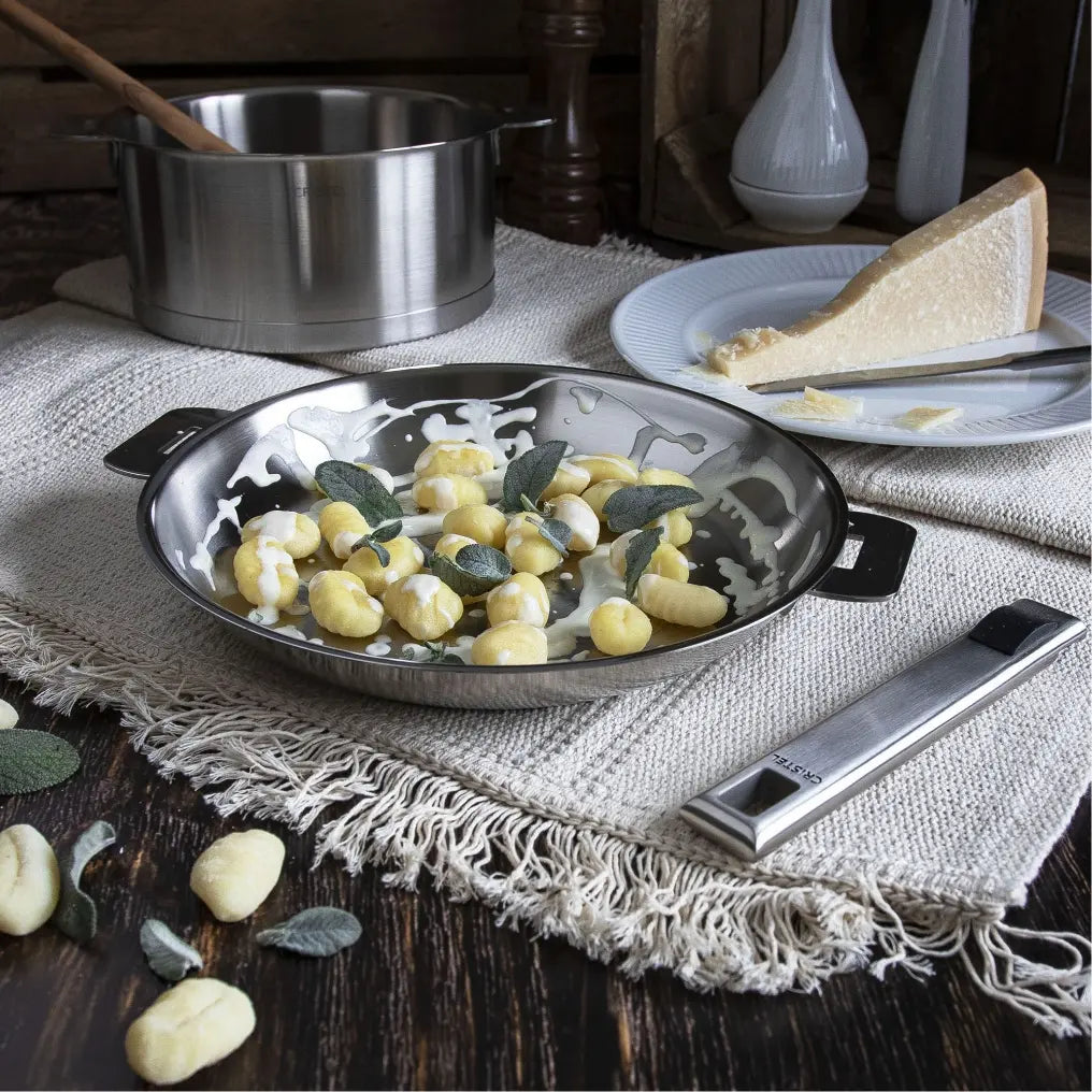 Cristel Stainless Steel Frying Pan