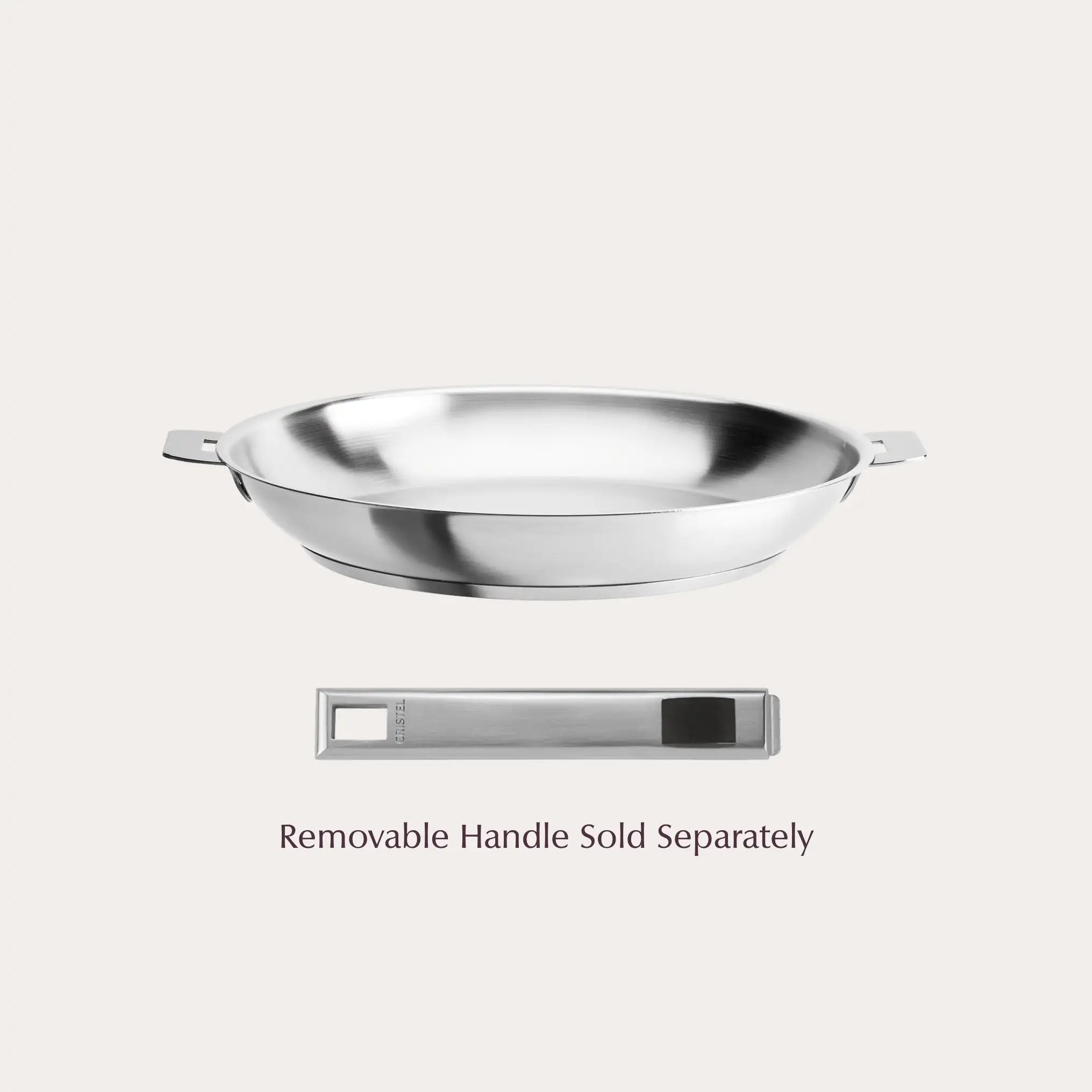 Cristel Stainless Steel Frying Pan
