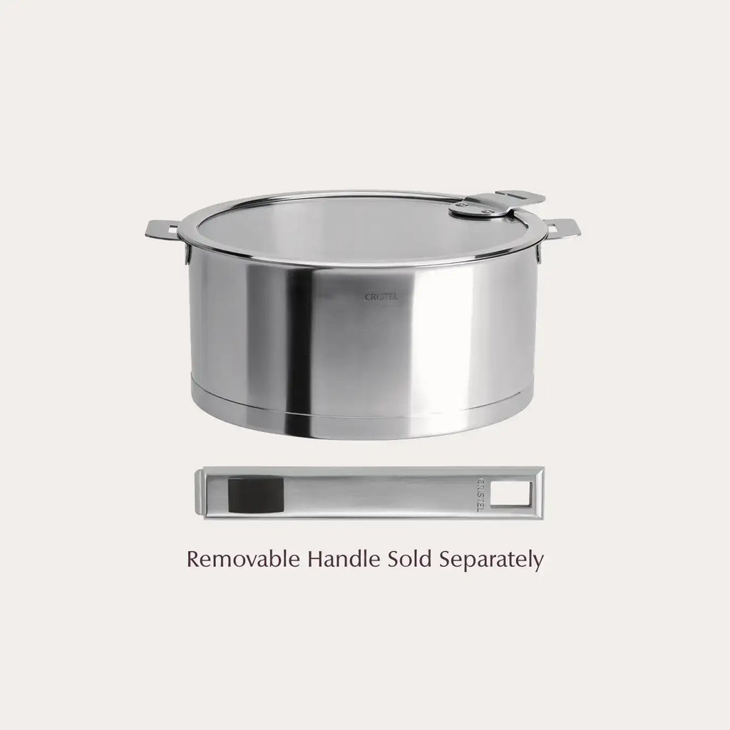 Cristel Stainless Steel Saucepan With Lid