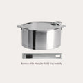 Cristel Stainless Steel Saucepan With Lid